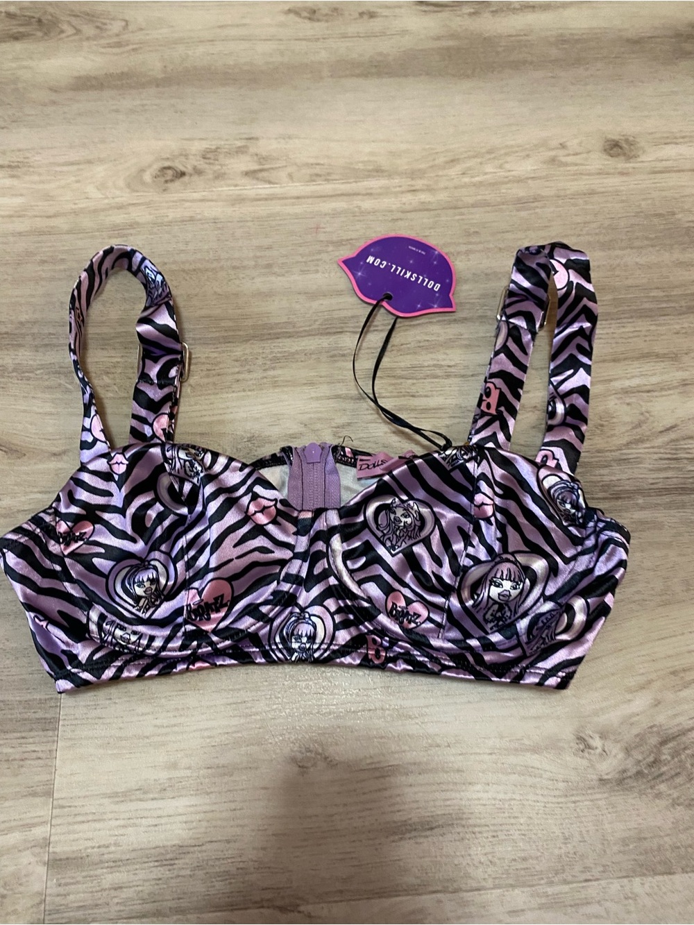 Dolls Kill x Bratz Wild at Heart Bustier Top- NWT - Picture 8 of 14